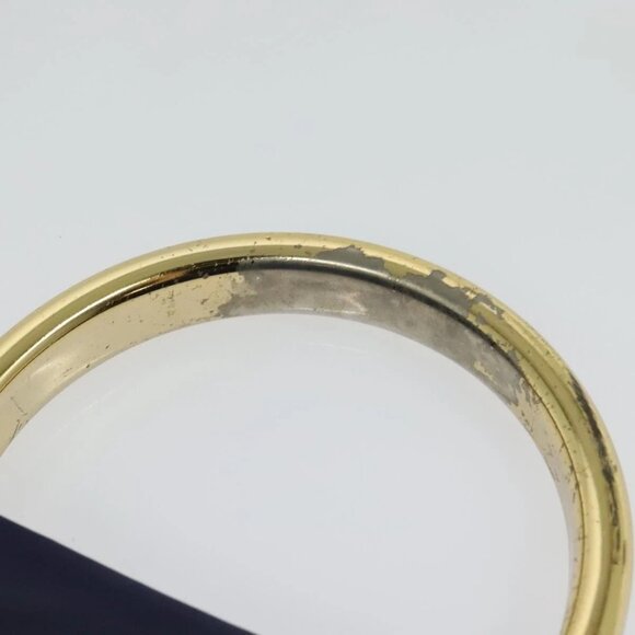 PRADA Hand Bag Nylon Metal Blue Gold Auth 137214 - Picture 9 of 16